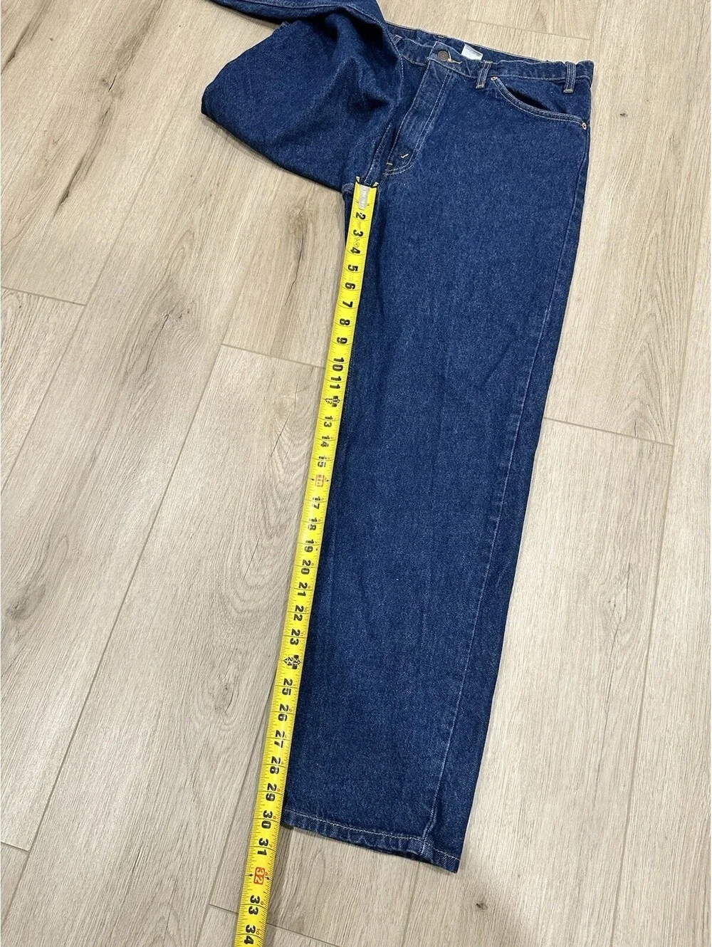 Vintage Levi's 505 Orange Tab Jeans Mens 36x30 Regular Straight Blue Denim 1995